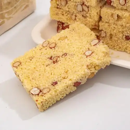 厂家批发袋装小米酥400g办公室小零食老人小孩休闲点心江西特产