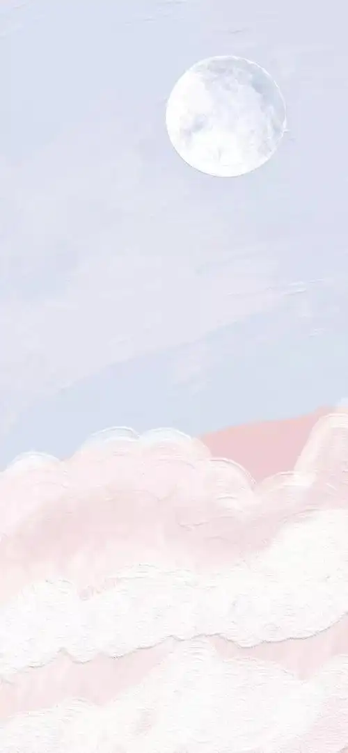 油画简约风聊天背景