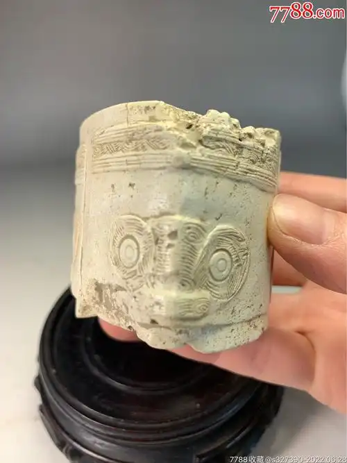 老玉红山文化良渚文化高古玉玉玉琮_价格230元_第1张_7788收藏__收藏