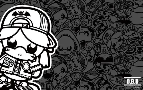 鸭嘴兽男孩之潮流嘻哈系列壁纸