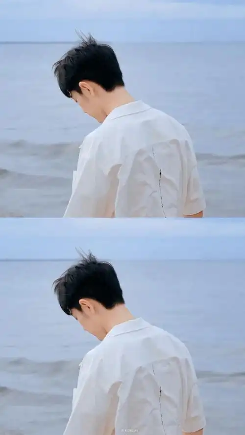 肖战##肖战海边大片花絮