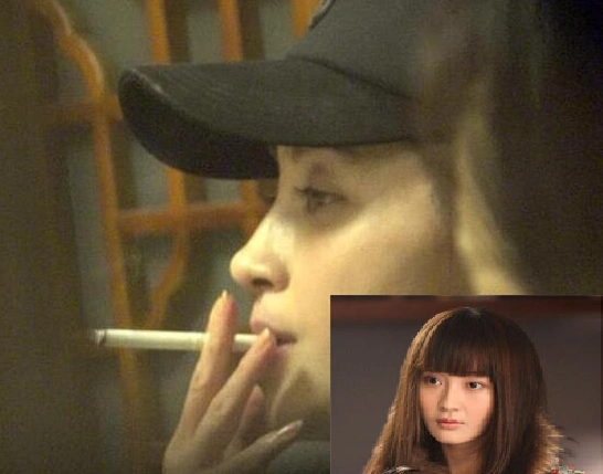 见怪不怪,包括赵薇,张柏芝,张曼玉,那英,蒋勤勤,范冰冰等均被拍到抽烟