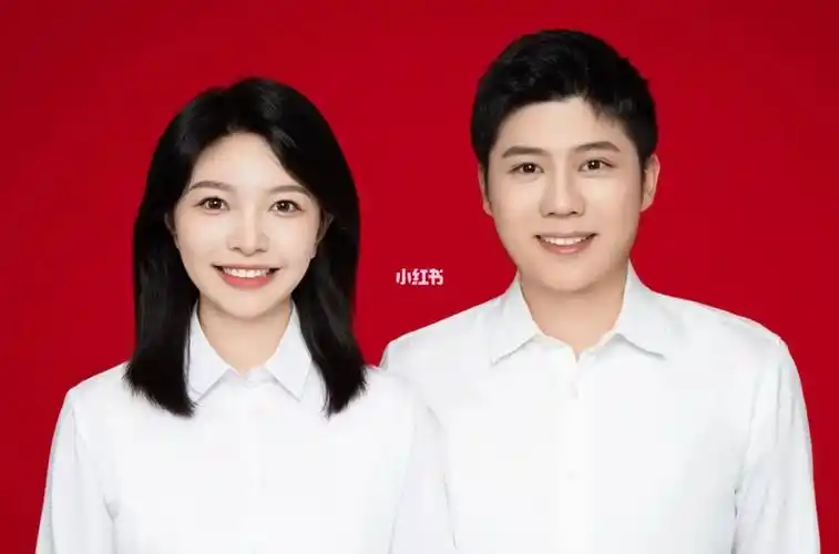 结婚登记照白衬衣yyds