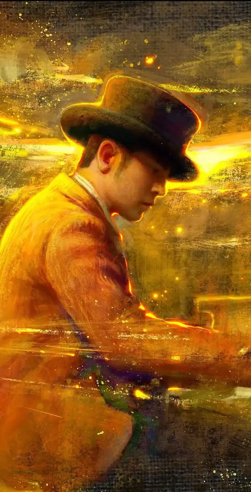 周杰伦 #油画 #图集 - 抖音