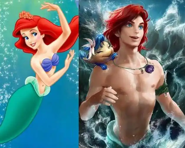 小美人鱼变身"美男鱼"太帅气!