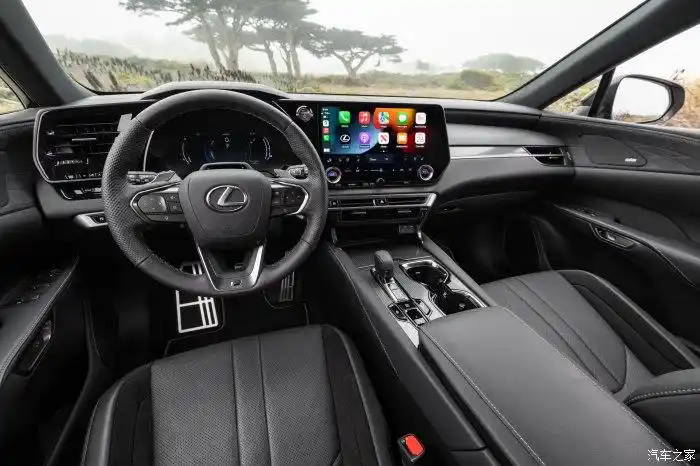 雷克萨斯官方最新发布的2023rx各版本内饰细节图顶配有竹片内饰