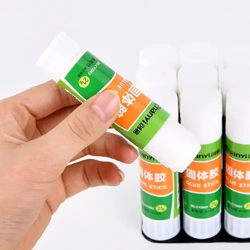 创易(chanyi) 12支装36gpva固体胶棒 办公文具强粘性固体胶棒 中号单