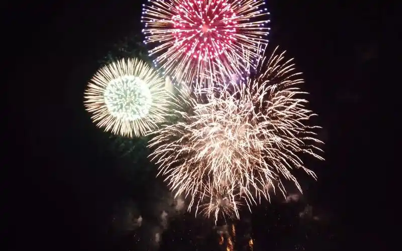 活动作品真正的花火大会什么样实拍烟花show