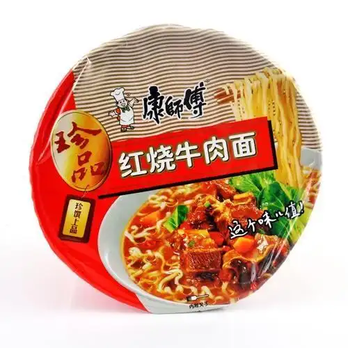 康师傅珍品红烧牛肉面(桶装 104g)