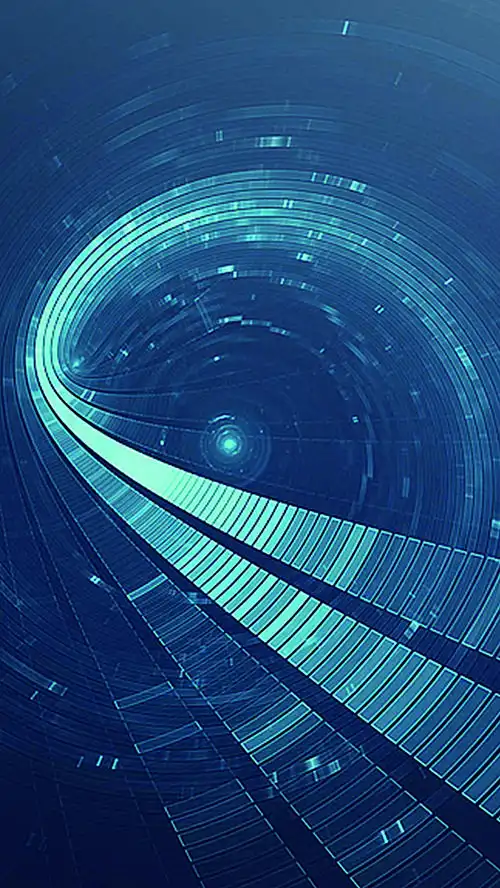 蓝色炫酷科技感h5背景