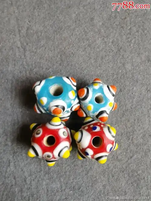 高古蜻蜓眼琉璃珠_价格90元【古玩博士小铺】_第1张