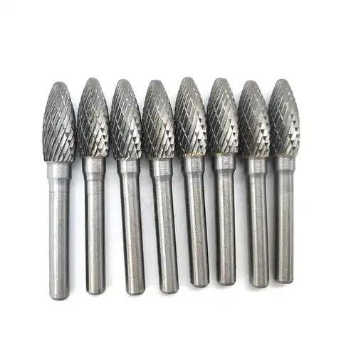 金鹰 硬质合金旋转锉 钨钢磨头 火炬形 h型