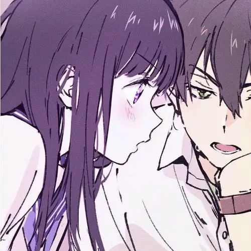 超火双人动漫情侣头像你是飞越山川河流的大梦一场