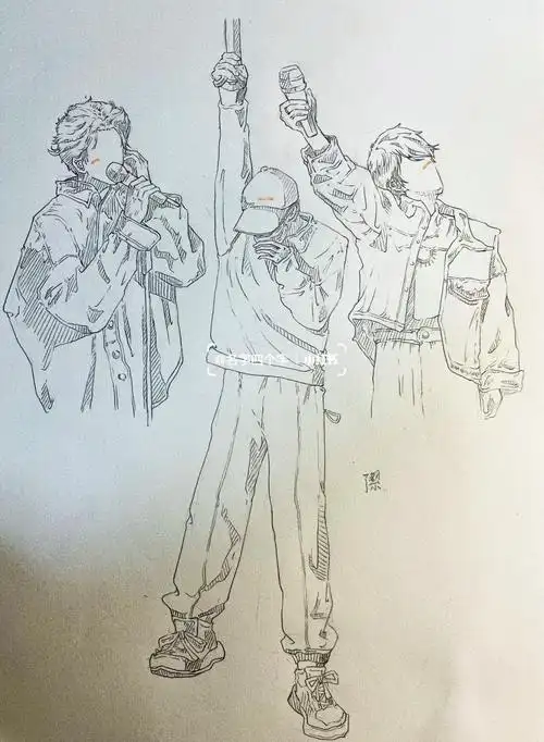 手绘tfboys手动合体版