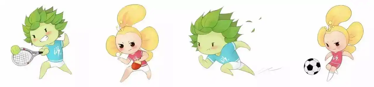 会徽"浙"以及吉祥物"青春"组合终于在大家的期待中揭开了庐山真面目.