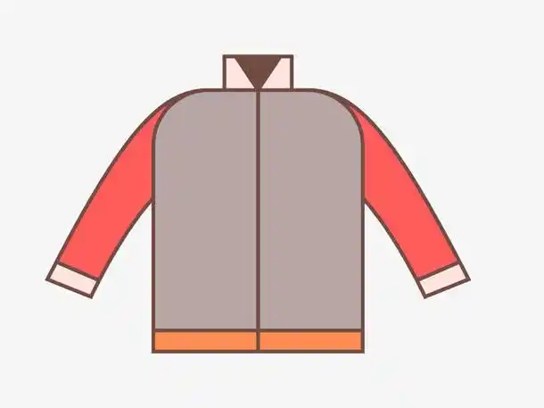 上衣外套卡通矢量素材