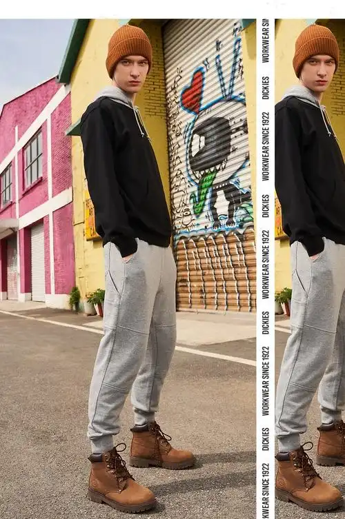 男迪凯斯官方22秋新字母绣花徽章连帽卫衣男士撞色宽松上衣 dk009566