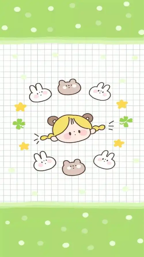 超可爱卡通手绘图片手机壁纸