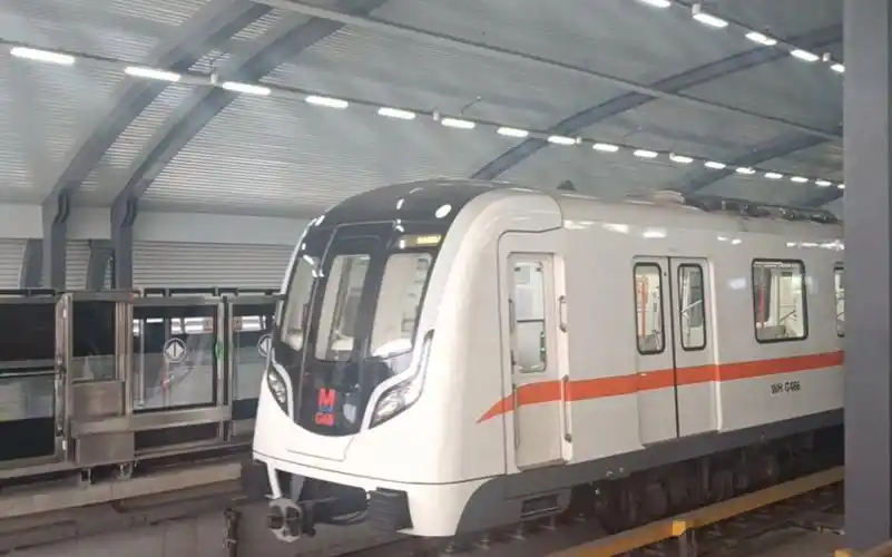 [武汉轨道交通]7号线天阳大道g46号列车出站