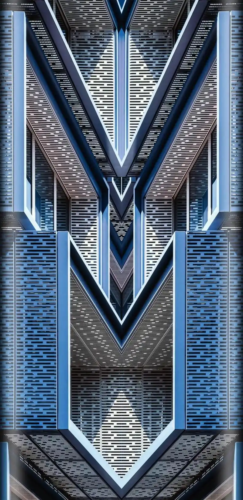 抽象曲面手机壁纸原图,更精彩的全面屏