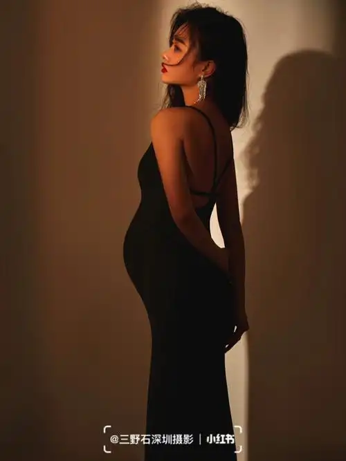 日落光影孕妇照不露肚子的高级感真的绝了