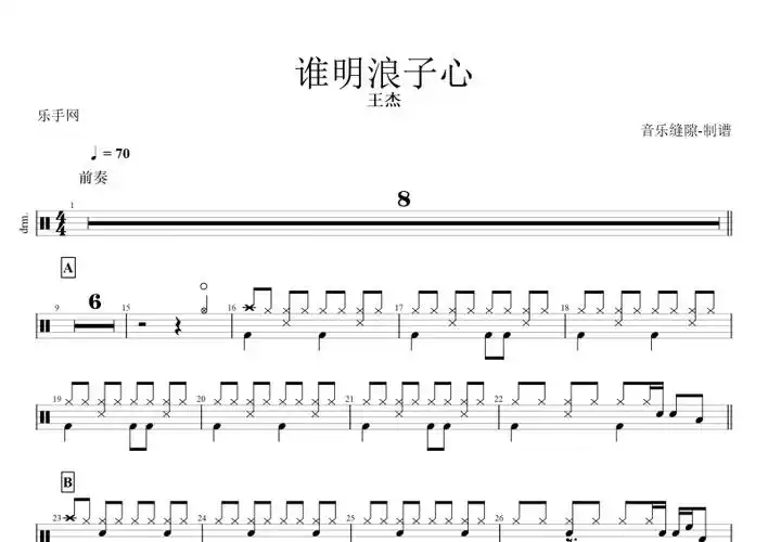 谁明浪子心王杰