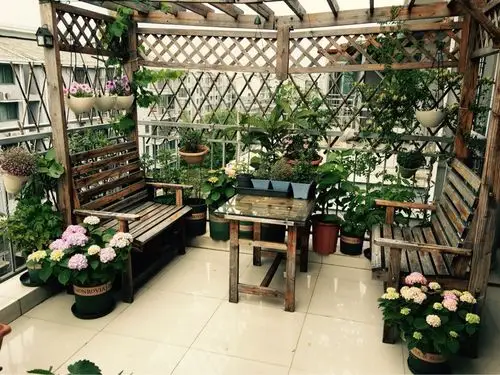 15平小露台花园:喧嚣城市上空的"花草小天地"!