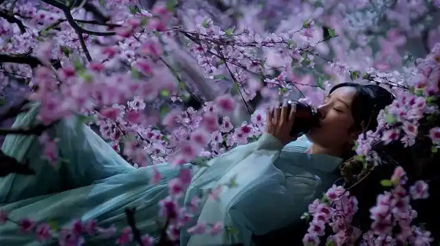 《三生三世》中,众仙饮酒姿势,白浅最美,最帅的不是白真而是他