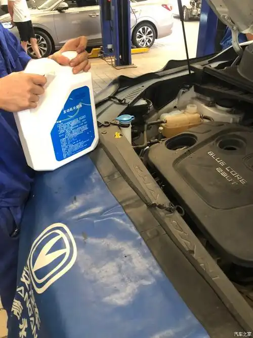 给55更换发动机冷却液