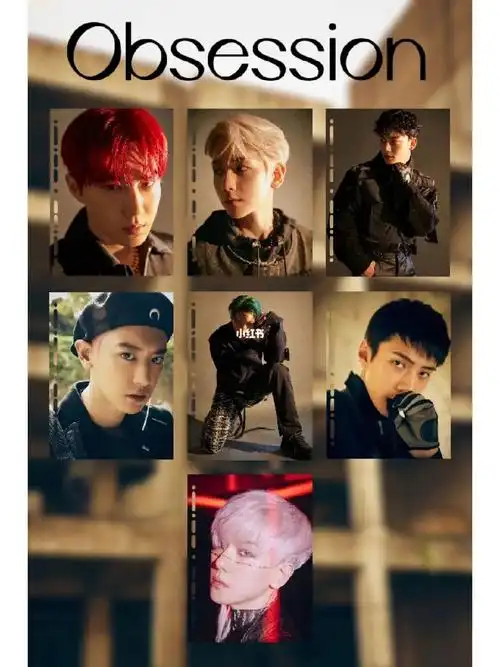 九宫格和四宫格都有噢～#exo  #金俊勉  #边伯贤  #金钟大  #朴灿烈