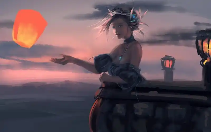 电脑壁纸 动漫卡通 动漫人物 鬼刀冰公主