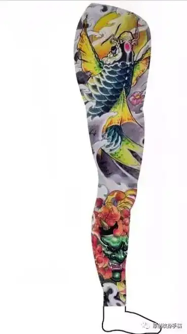 日式老传统 #手稿 #防水贴画 #文身 #花腿纹身  - 抖音