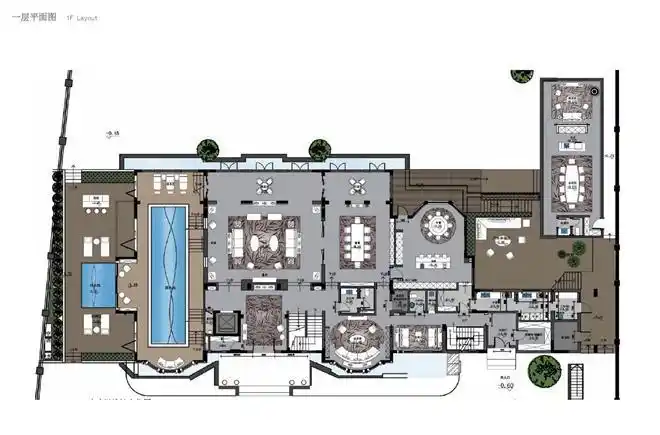 上海浦东汤臣高尔夫别墅豪宅-程佳佳的设计师家园-庄园,现代简约,奢华
