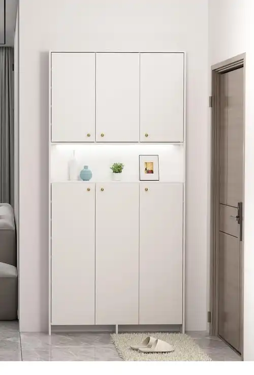 极窄鞋柜 超薄鞋柜13cm 25cm鞋柜家用门口极窄进门一体靠墙到顶小户型