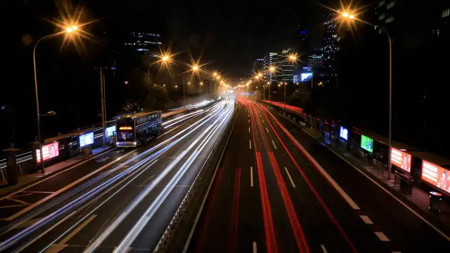 北京二环线夜晚