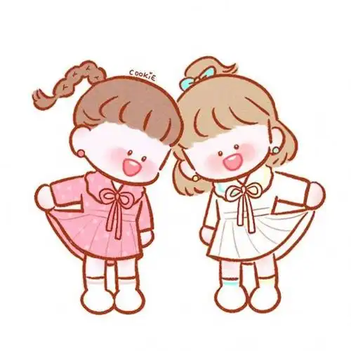 可爱闺蜜图片,两人一图