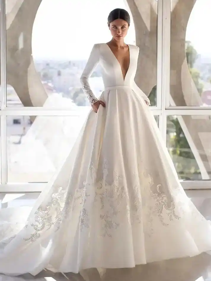 法式高定设计师款双城和千集婚纱摄影公馆#哈尔滨婚纱礼服 # - 抖音