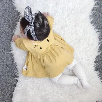 婴儿童装春秋冬裙子3个月0岁1洋气宝宝2连衣裙女童公主裙子 白色 66cm