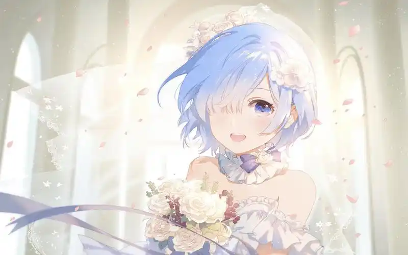 re:0萌系可爱蕾姆拉姆动漫美女_淘气妹子图