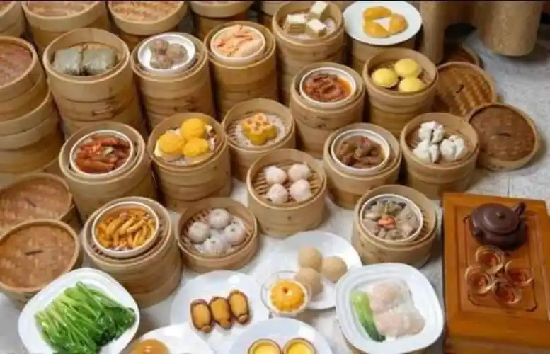 金早绿点 蜜汁叉烧包沙包莲蓉包 广东早茶港式早餐点心干蒸烧卖 清香