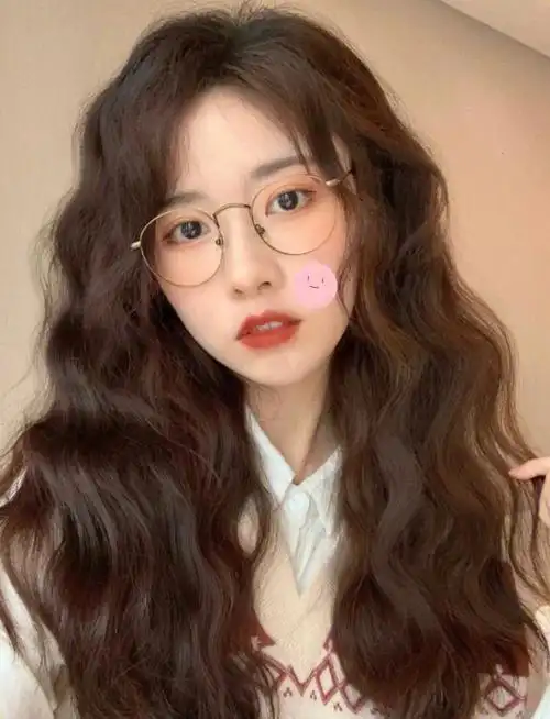 96法式烫发 羊毛卷烫发蛋卷头 显白发色 秋冬烫发发量少,扁塌服贴