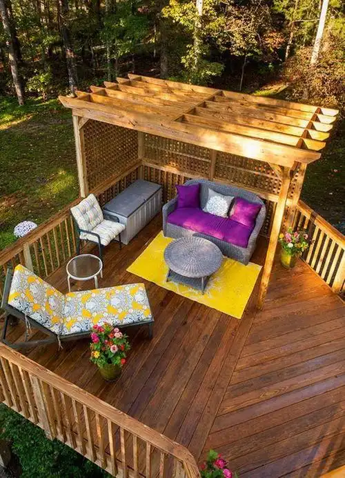 庭院改造13个木平台设计打造户外休闲区的最佳选择