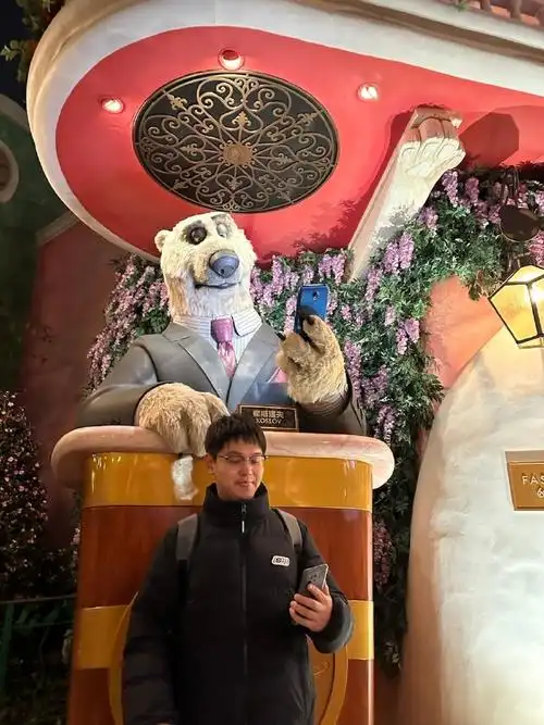 恭喜渣渣找到了在疯狂动物城中的角色—北极熊保镖!