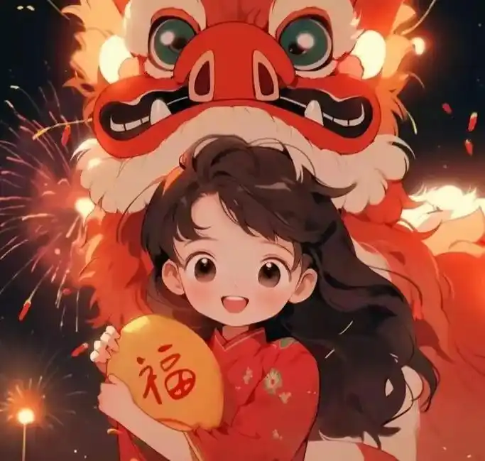 新年氛围情侣头像,抱着兔兔一起看烟花92 冬季头像 #情侣头 - 抖音