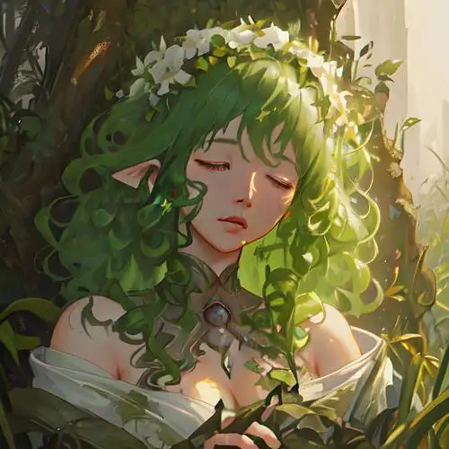 森林系图片女生二次元头像