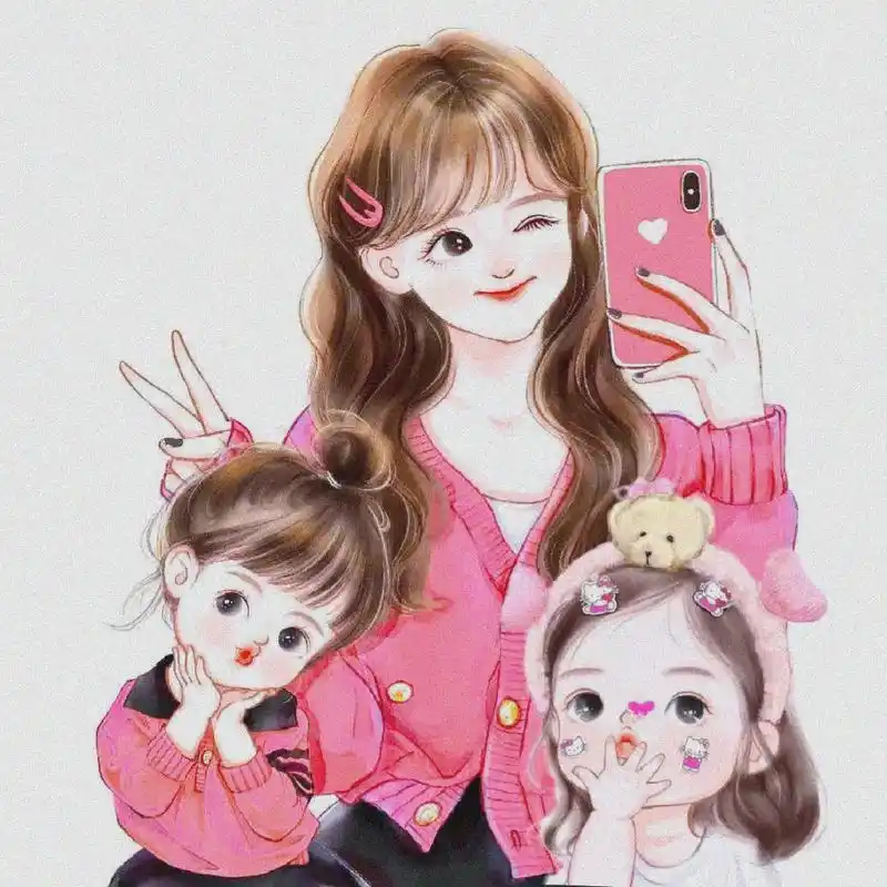 亲子头像  | 微信头像 全部自己找的 不收任何费用 有的也找我拿去去