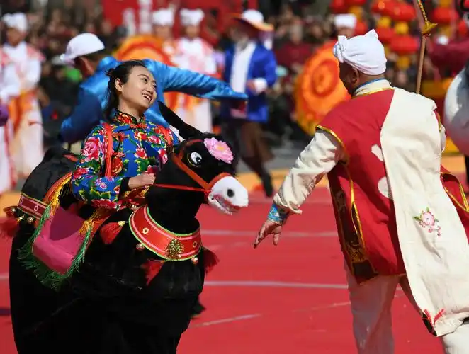 陕西延川:民俗展演闹元宵