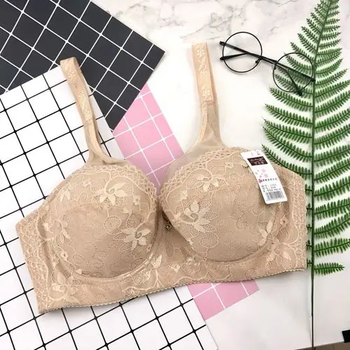 精彩女郎1101 d杯大码大胸全罩杯文胸 四排扣调整型内衣