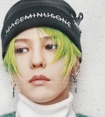 权志龙gd同款夹子针织帽子peaceminusone字母保暖毛线帽男女生潮