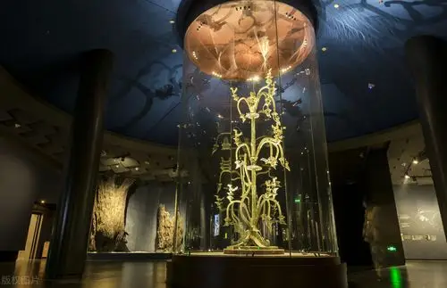 三星堆以前还出土过一棵青铜神树,这一棵是不是扶桑树呢?